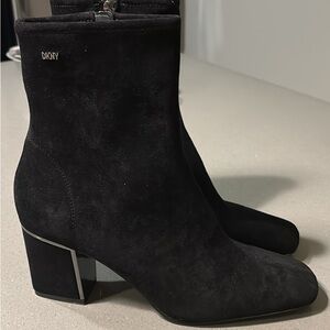 DKNY Suede Booties